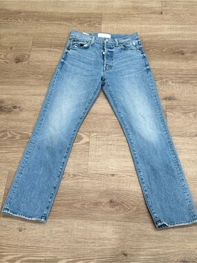 MOTHER High Waisted Hiker Hover Slay It With Flowers Jeans Size 26